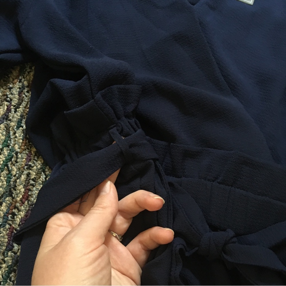 NWT Monteau Navy Blue Dress with Pockets! - Picture 3 of 6